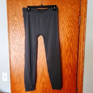 NWOT New Kathy Brand Gray Footless Tights,  Size Tall Xl